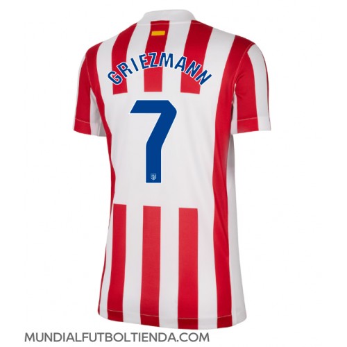 Camiseta Atletico Madrid Antoine Griezmann #7 Primera Equipación Replica 2025-26 para mujer mangas cortas